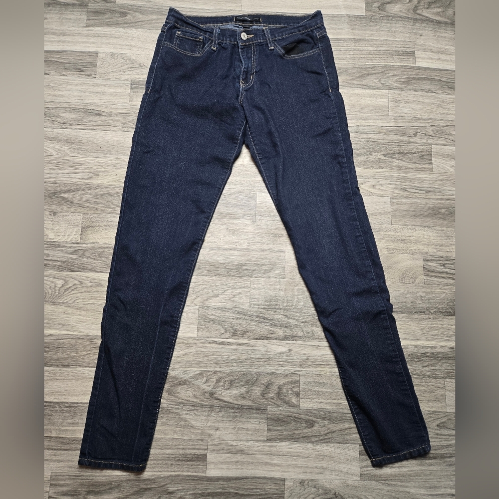 Flying Monkey Dark Wash Mid Rise Skinny Jeans